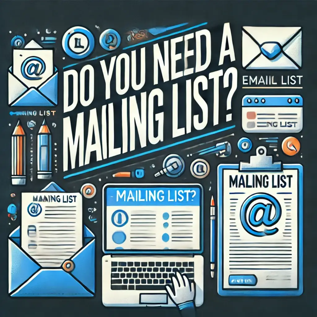 do you need a mailing list?